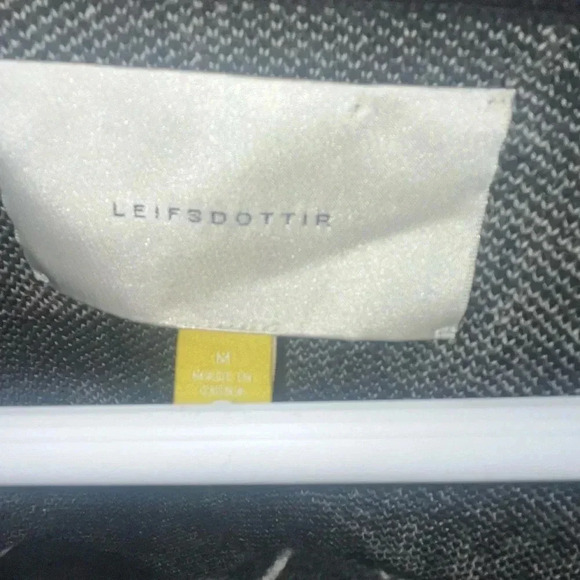 Anthropologie LEIFSDOTTIR Black Birds Midnight Passerine Wool Cardigan sweater - Picture 4 of 5